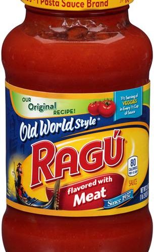 RAGU SAUCE MEAT 23.9OZ.JAR