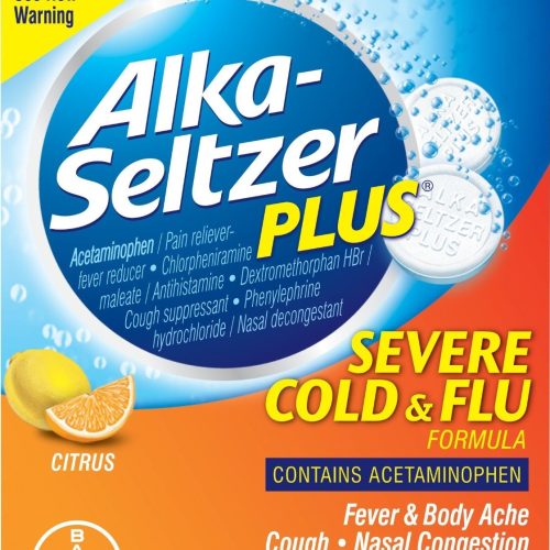 ALKA SELTZER PLUS DAY SEVERE COLD & FLU 6PK. (ORANGE)