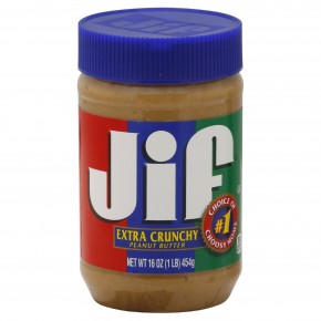 JIF EX.CRUNCHY PEANUT BUTTER 16OZ 1CT.