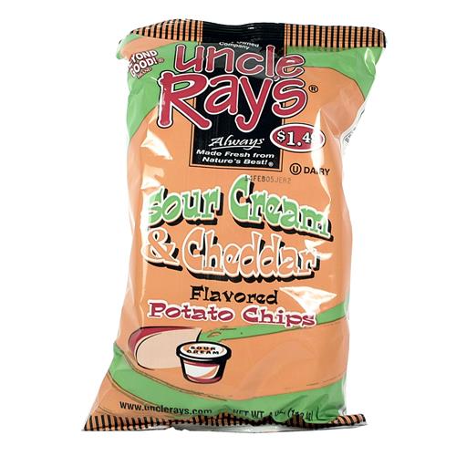 UNCLE RAY CHEDDAR SOUR CREAM 10/4.25OZ