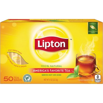 LIPTON TEA BAGS 50CT