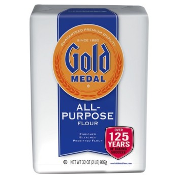 GOLD MEDAL FLOUR 2LB BAG.