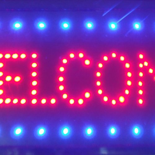 LED SIGN WELCOME 19' X 10' 20/1CT