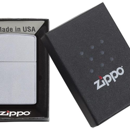 ZIPPO LIGHTER SATIN CHROME 205 ****NO RETURN****