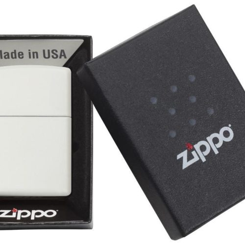 ZIPPO LIGHTER WHITE MATTE 214 ****NO RETURN****