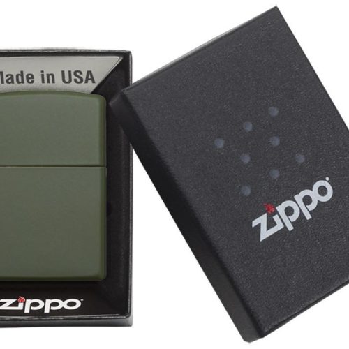 ZIPPO LIGHTER GREEN MATTE 221 ****NO RETURN****