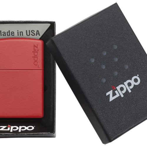 ZIPPO LIGHTER RED MATTE 233 ****NO RETURN****