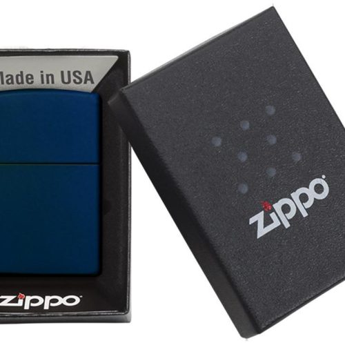 ZIPPO LIGHTER BLUE MATTE 239 ****NO RETURN****