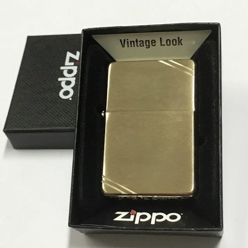 ZIPPO LIGHTER VINTAGE BRASS 240 ****NO RETURN****