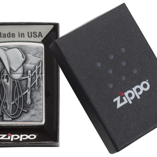 ZIPPO LIGHTER RESTING COWBOY 24879 ****NO RETURN****