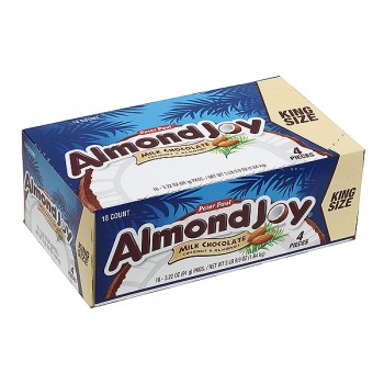 ALMOND JOY MILK CHOCOLATE KING SIZE 18CT. BOX