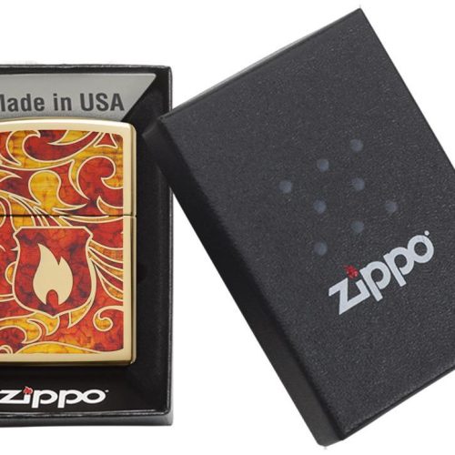 ZIPPO LIGHTER ZIPPO SHIELD 28975 ****NO RETURN****