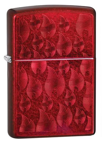 ZIPPO LIGHTER ICED ZIPPO FLAME DESIGN 29824****NO RETURN****
