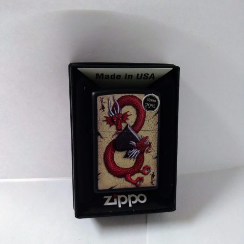 ZIPPO LIGHTER DRAGON ACE DESIGN 29840****NO RETURN****