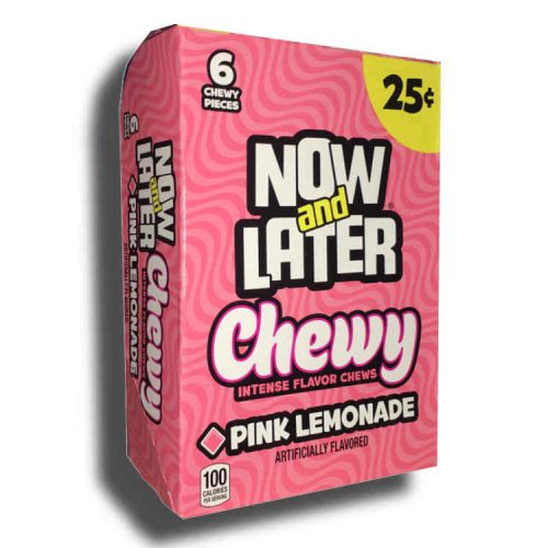 NOW & LATER $.25 CHEWY PINK LEMONADE 24CT