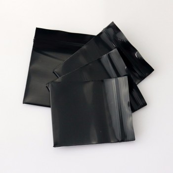 ZIP LOCK JEWELRY BAGS BLACK 10/50CT 1 1/2 x1