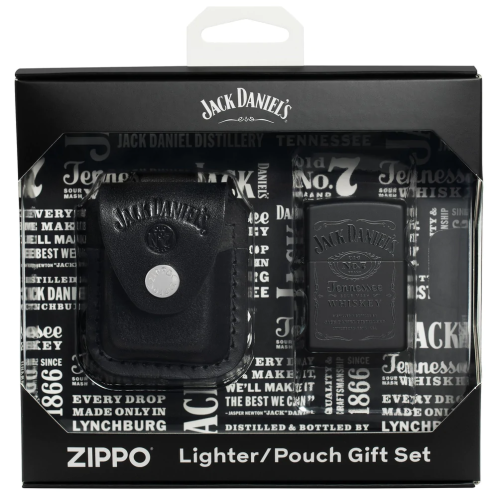 ZIPPO LIGHTER JACK DANIELS POUCH GIFT SET 48460 ****NO RETURN****