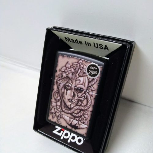 ZIPPO LIGHTER GORY TATTOO DESIGN 48616****NO RETURN****