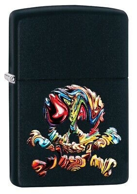ZIPPO LIGHTER COLORFUL SKULL DESIGN 49187****NO RETURN****