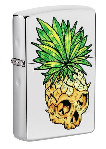 ZIPPO LIGHTER LEAF SKULL PINEAPPLE 49241 ****NO RETURN****