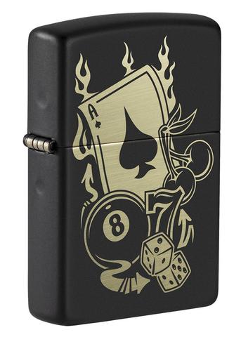 ZIPPO LIGHTER GAMBLING DESIGN 49257****NO RETURN****