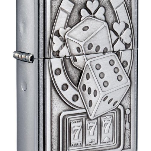 ZIPPO LIGHTER LUCKY SEVEN EMBLEM 49294****NO RETURN****