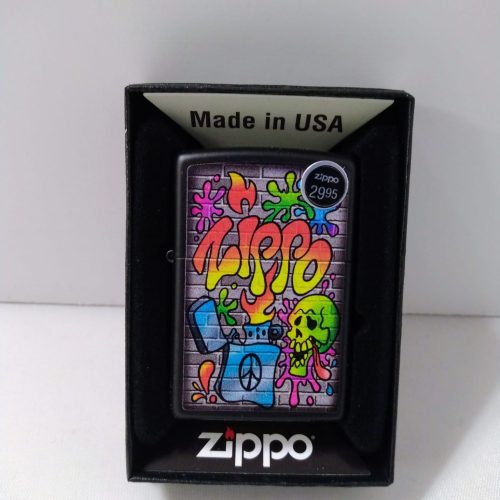 ZIPPO LIGHTER STREET ART DESIGN 49605****NO RETURN****