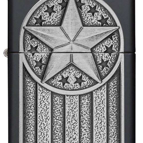 ZIPPO LIGHTER AMERICAN METAL EMBLEM 49639****NO RETURN****