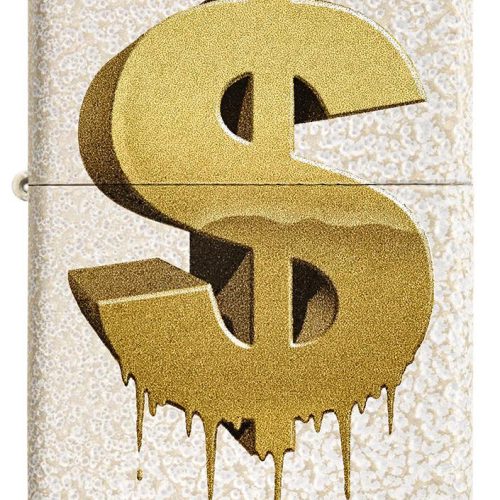 ZIPPO LIGHTER DRIPPY DOLLAR DESIGN 49681****NO RETURN****