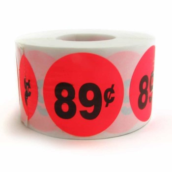 SUPERMAXX LABEL RED $.89 1CT.