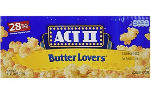 ACT II POPCORN BUTTER 28/2.75OZ BAG