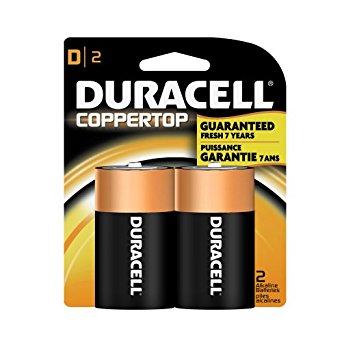 DURACELL D- SIZE 2 PK.