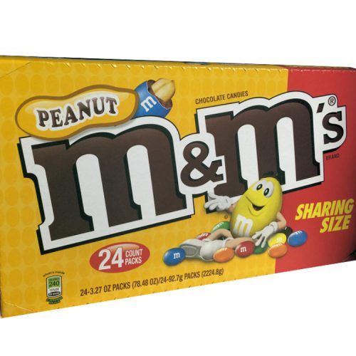 M&M PEANUTS KING SIZE 24CT.