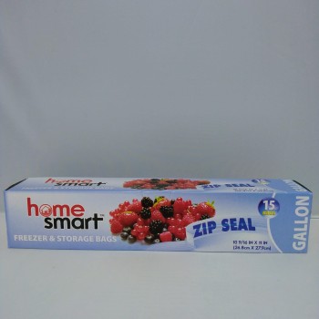 HOME SMART FREEZER BAG GALLON 15CT. BOX