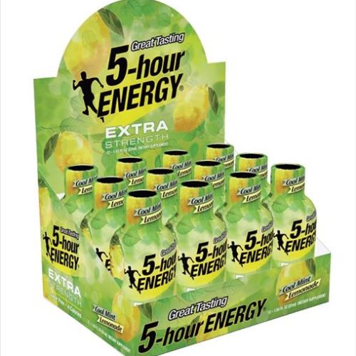 5-HOUR ENERGY EXTRA STRENGTH COOL MINT LEMONADE 12CT.