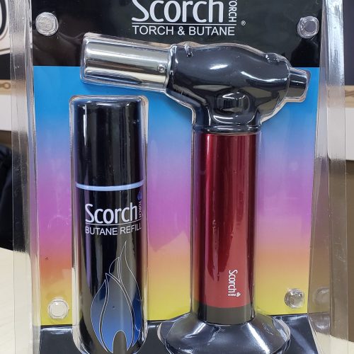 SCORCH TORCH RED W/BUTANE (61374-B) 1CT.