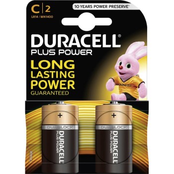 DURACELL C SIZE 2 PK.