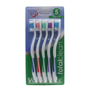 HEALTH SMART TOOTH BRUSH SOFT 5PK