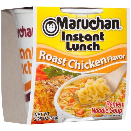 MARUCHAN SOUP CUP ROAST CHICKEN FLAVOR 12CT.