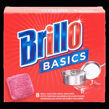 BRILLO SOAP PADS BASIC 8PK