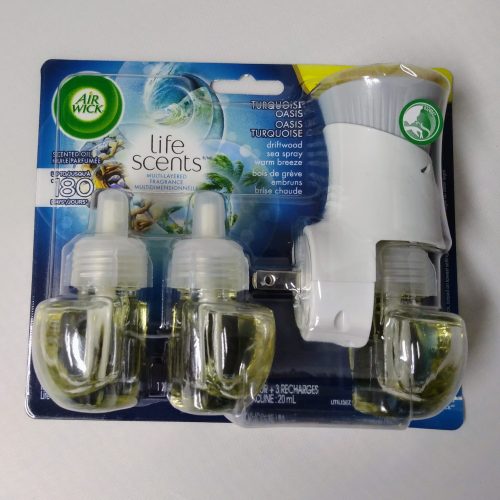 AIR WICK PLUG IN SET TURQUOISE OASIS 3+1 1CT. CARD