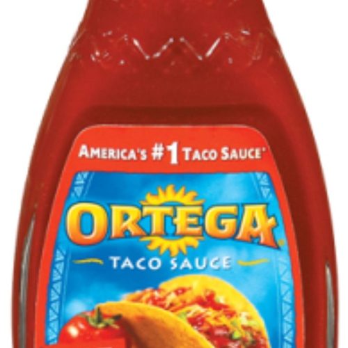 ORTEGA TACO SAUCE HOT 8OZ. BOTTLE