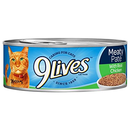 9 LIVES REAL CHICKEN 5.5OZ. CAN