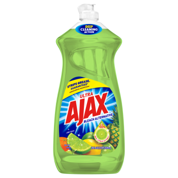 AJAX DISH LIQUID LIME TWIST BOTTLES 28OZ.