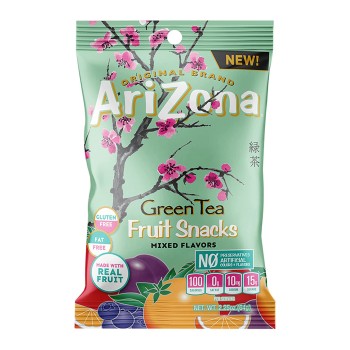 ARIZONA  FRUIT SNACKS GREEN TEA 5OZ. BAG