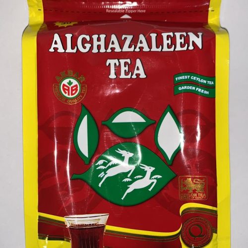 AL GHAZALEEN RED LOOSE TEA W/ZIPPER 200G. BOX