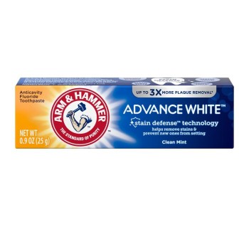 ARM & HAMMER ADVANCE WHITE TOOTHPASTE 0.9OZ.