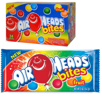 AIR HEADS BITES FRUIT 18CT.