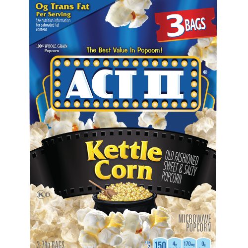 ACT II POPCORN KETTLR CORN  28/2.75OZ BOX