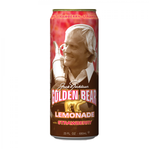 ARIZONA  GOLDEN BEAR LEMONADE/STRAWBERRY 24/23OZ CANS (P.P.$0.99)